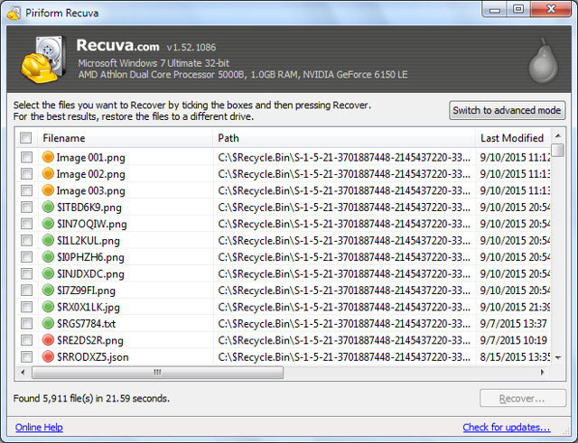 file recovery in windows 10