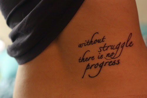 without strugle there is no progress