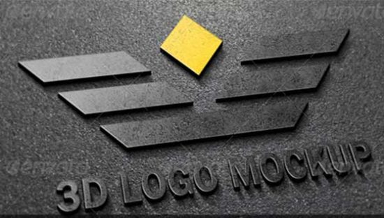 Download 25+ Best 3D Logo Mockup Adobe PSD & Vectors