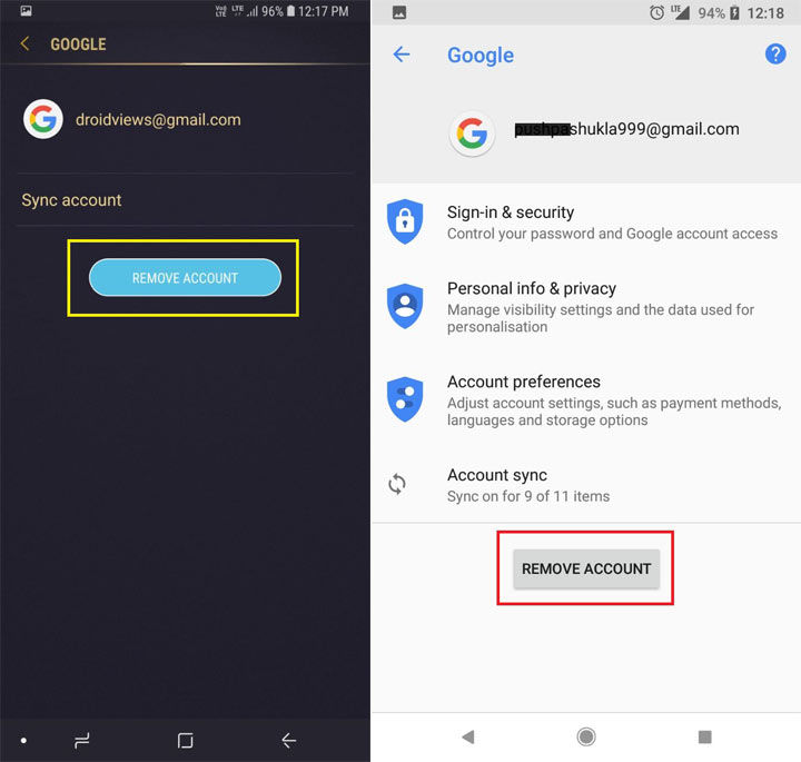 How to Sign Out Google Account on Android Smartphone – TechnoBB