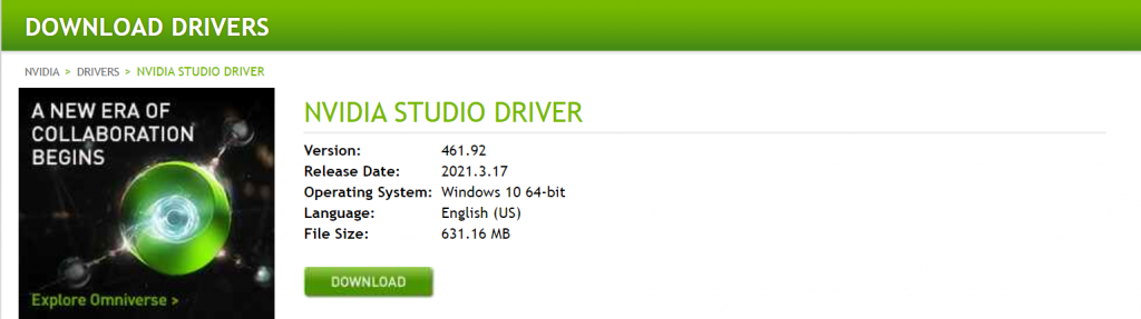 how to install nvidia drivers windows 10