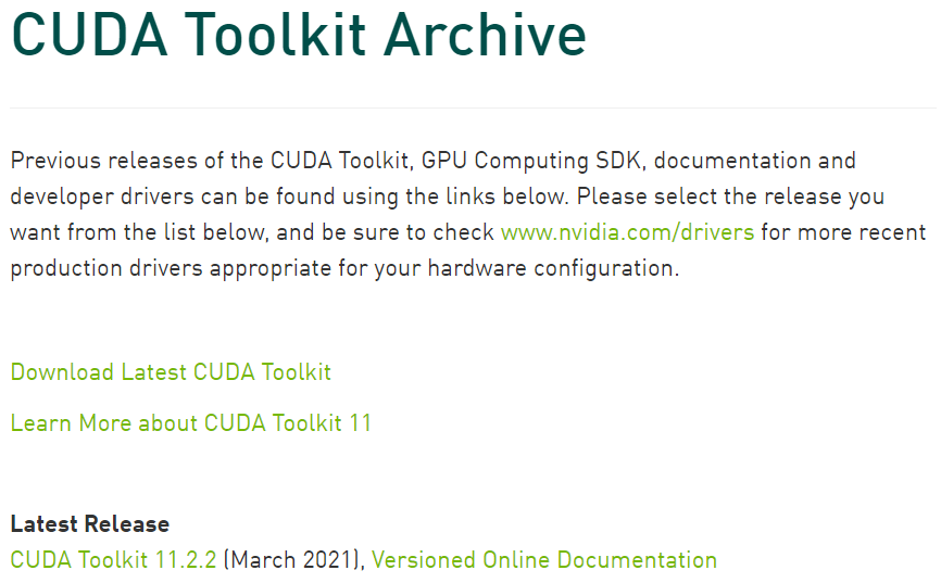 cuda software driver